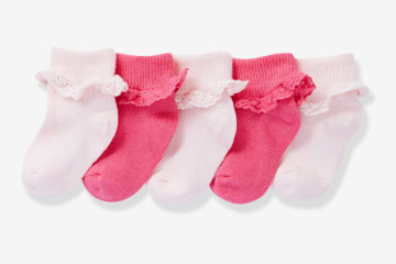 5er-Pack Socken Baby Mädchen pack rosa