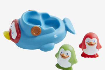 Badewannen-Spielzeug Pinguine mehrfarbig von vertbaudet