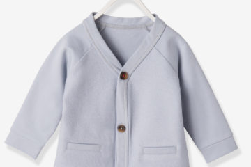 Sweat-Jacke für Baby Jungen perlgrau